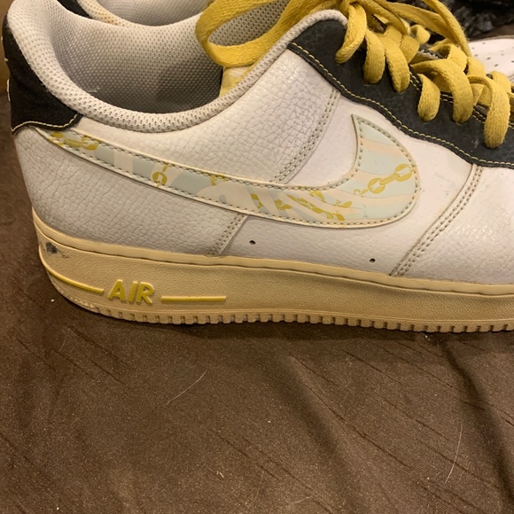 Nike Air Force 1 ‘07 LV8  Gold link zebra print - Picture 2 of 6